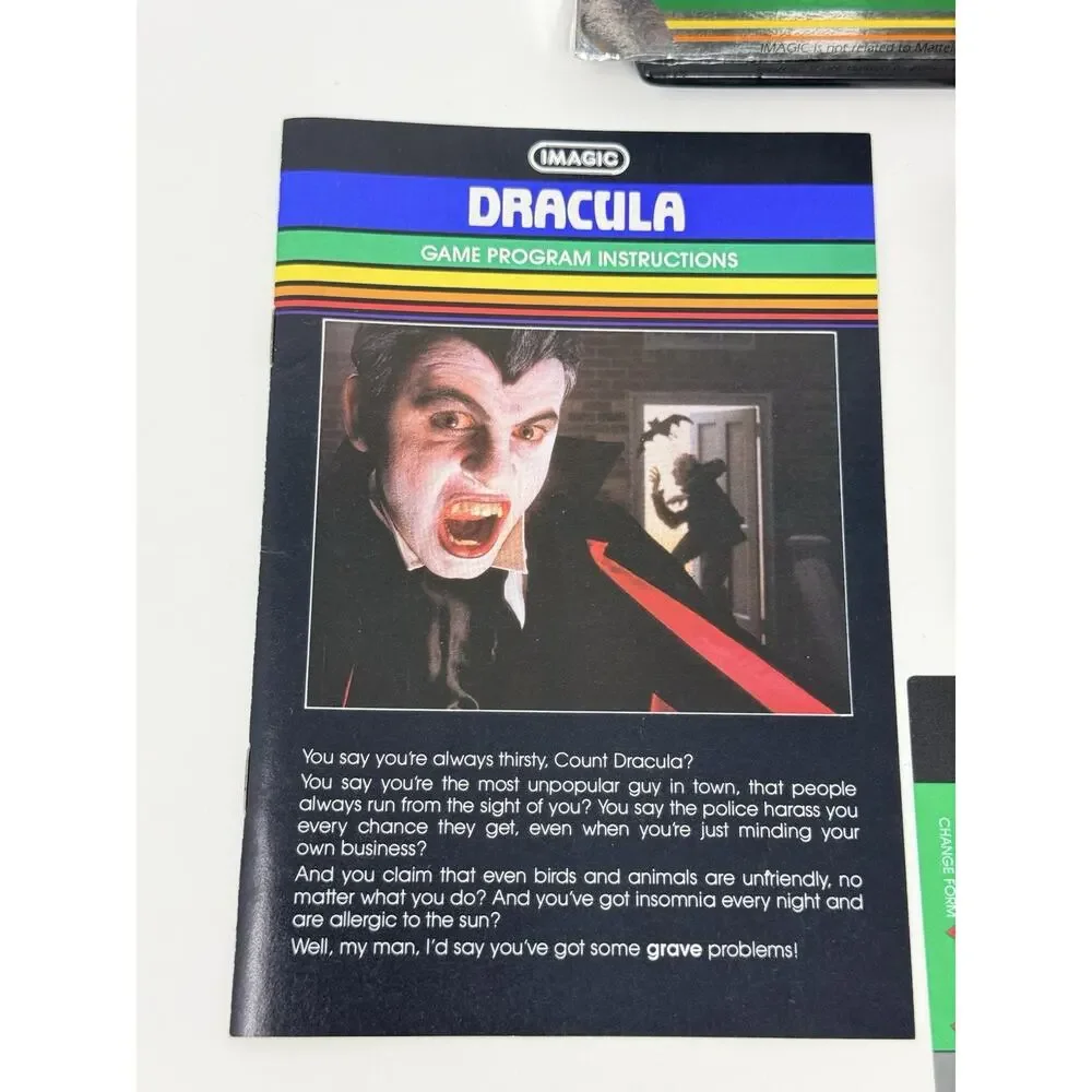 iMagic Dracula Intellivision Complete CIB Tested - Picture 7 of 9